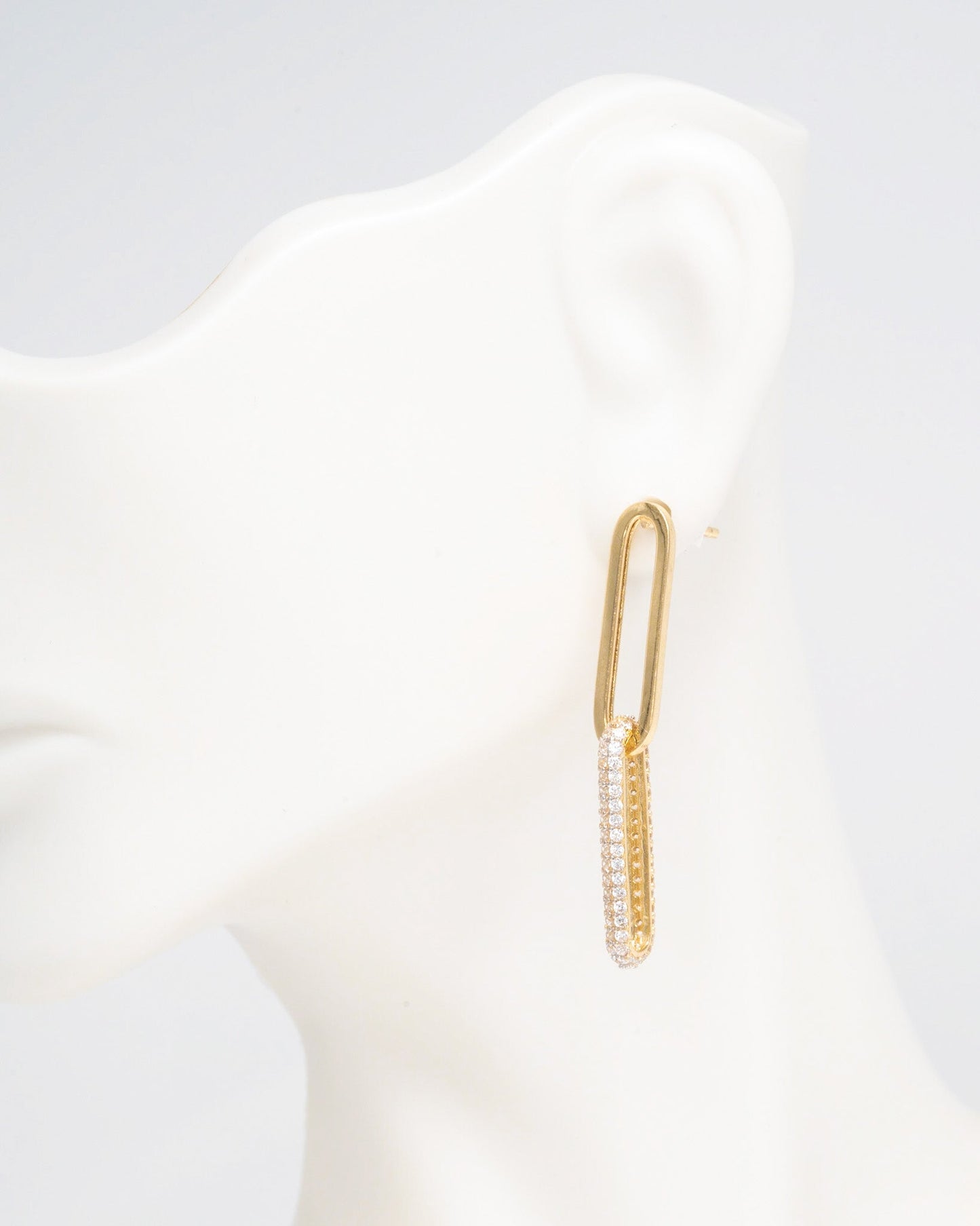 Paperclip earrings