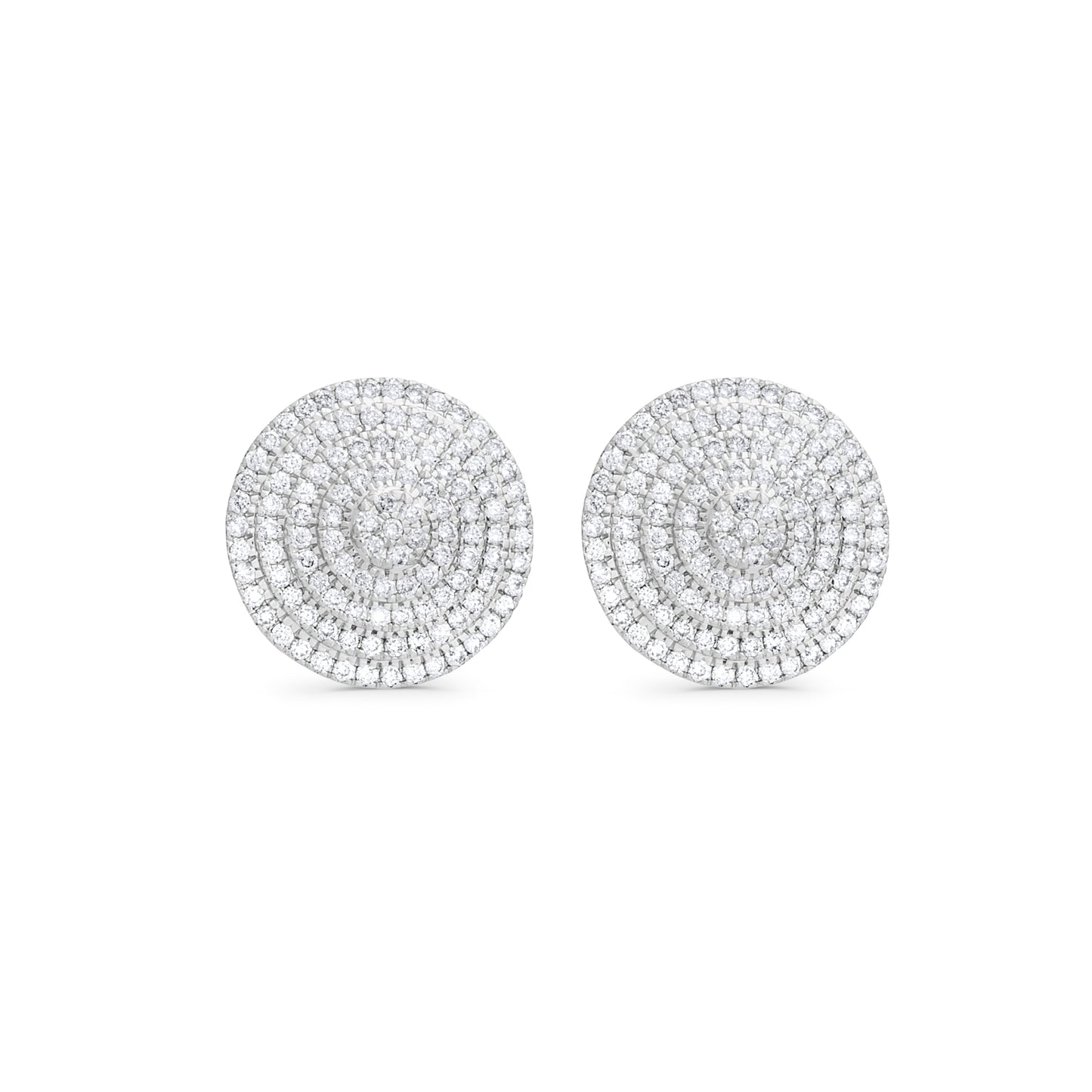 Round Diamond Earrings