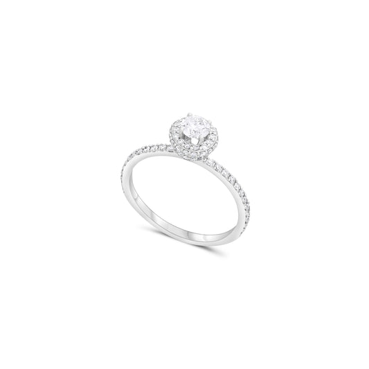 Engagement Halo Diamond Ring