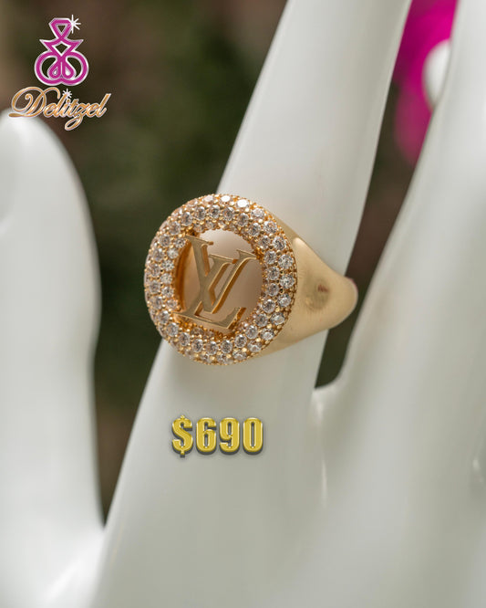 Gold Ring - LV Round